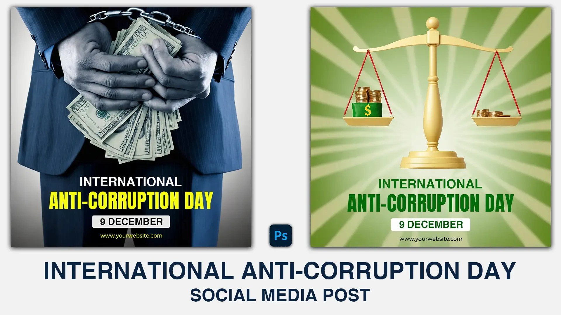 International Anti-Corruption Day Instagram Post Design